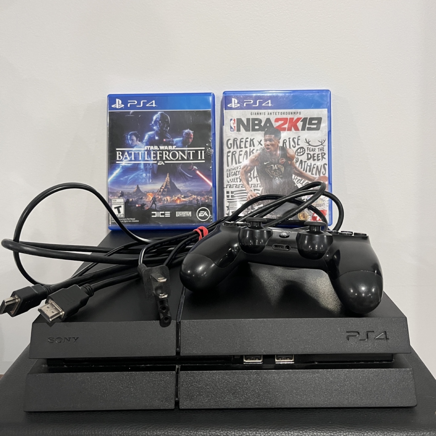 Sony PlayStation 4 with 2 Games