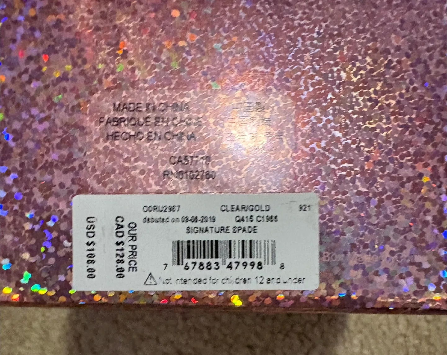 Kate Spade New York Signature Spade Necklace & Earrings Set image indicator(4)