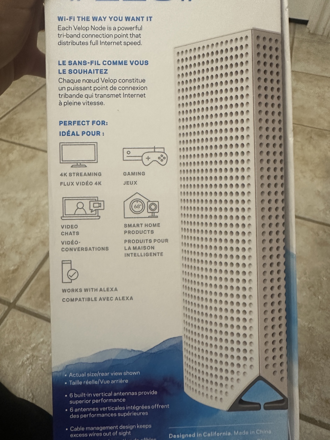 Linksys Velop AC4400 Tri-Band Mesh Network - photo 2