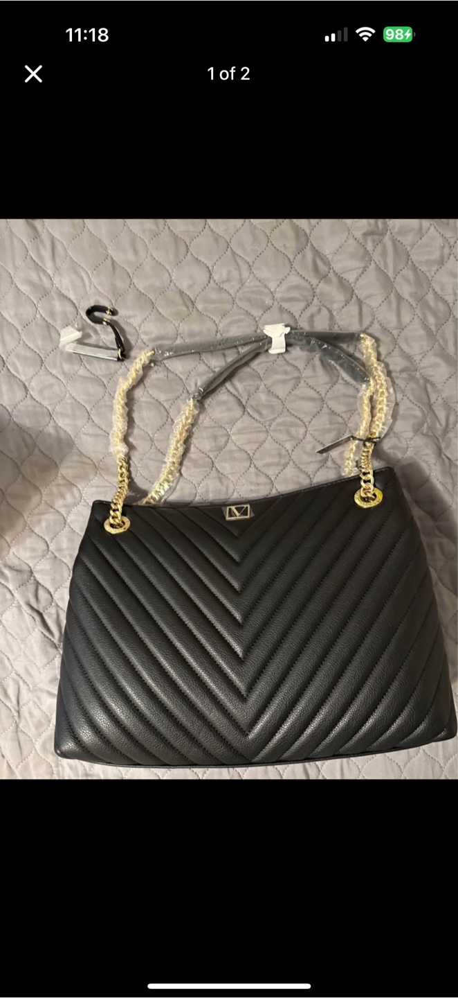 Victoria's Secret Black Tote Bag