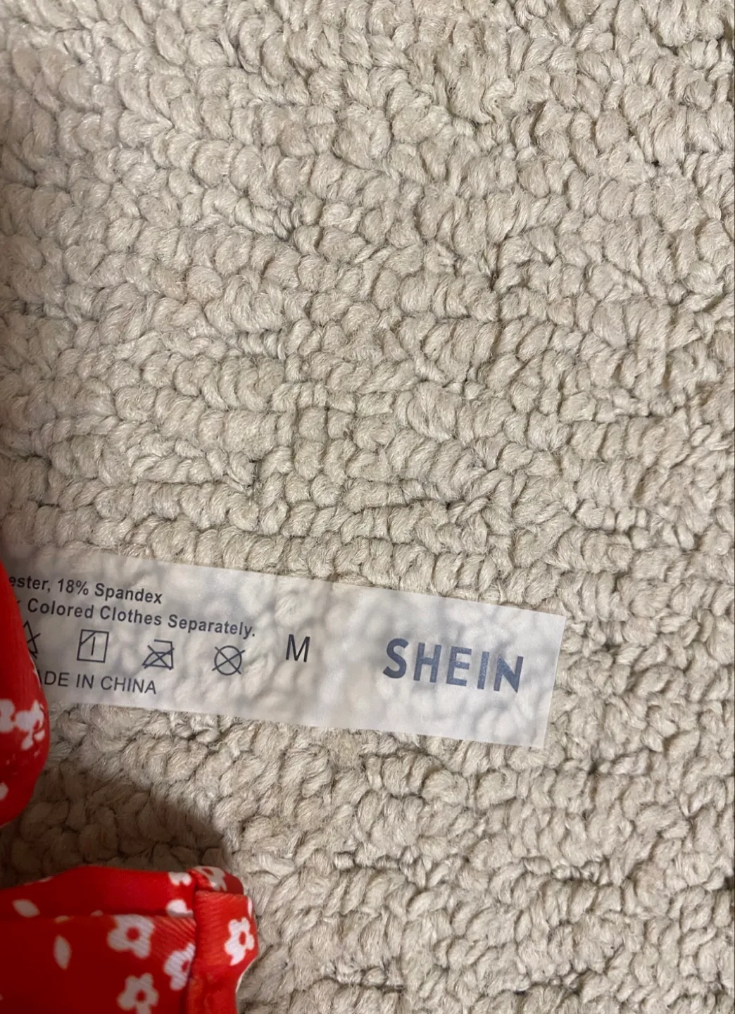 SHEIN Red Floral Bikini Set - Size M/S image indicator(4)