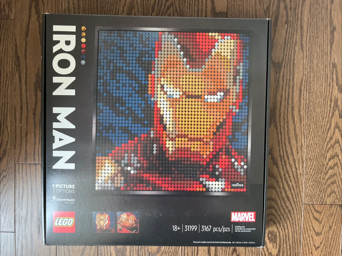LEGO Art Marvel Iron Man Building Set 31199 thumbnail