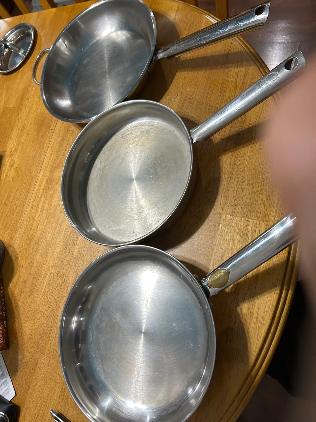 3 Stainless Steel Frying Pans thumbnail