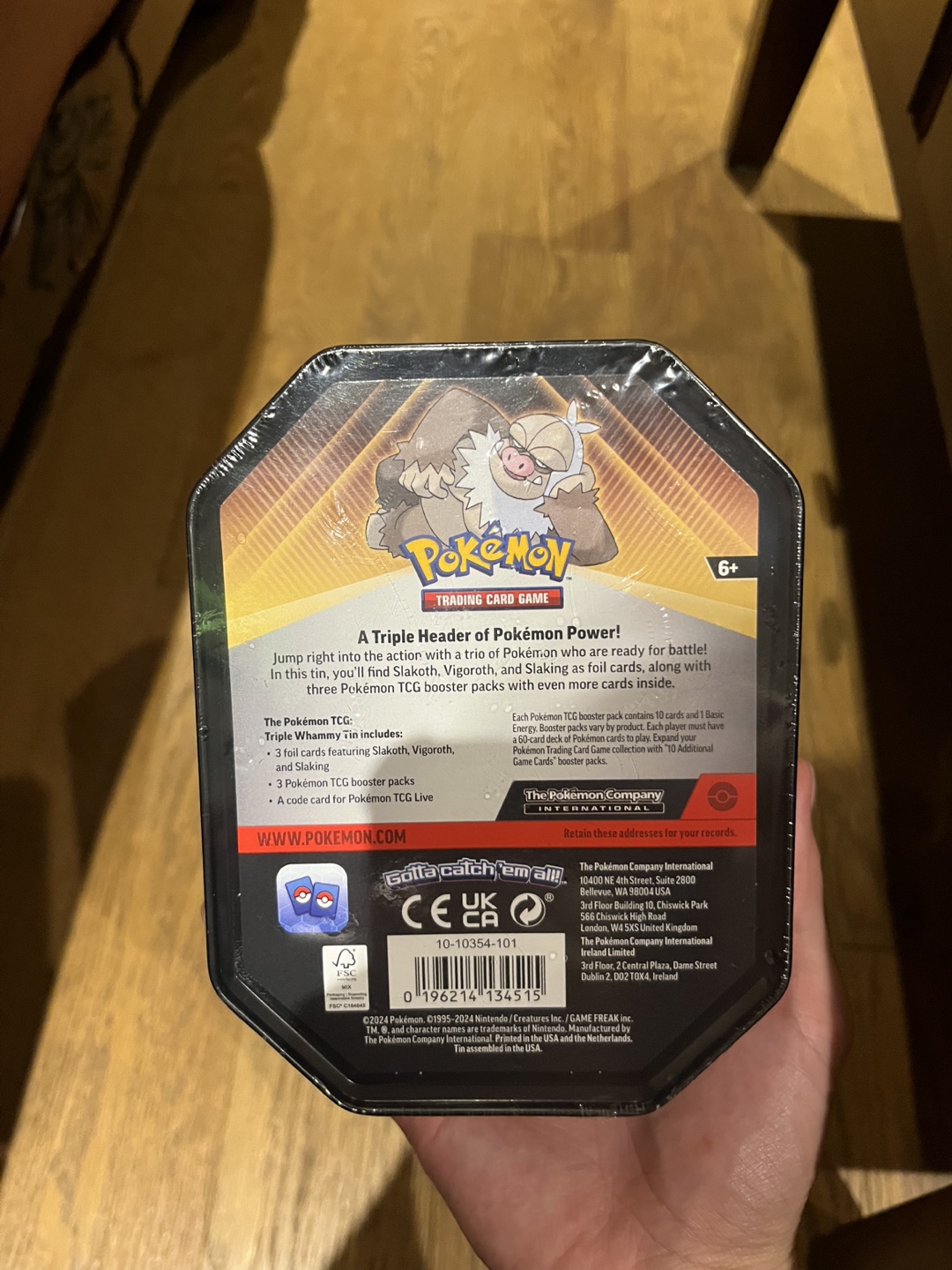 Pokemon TCG Slaking Tin - photo 3