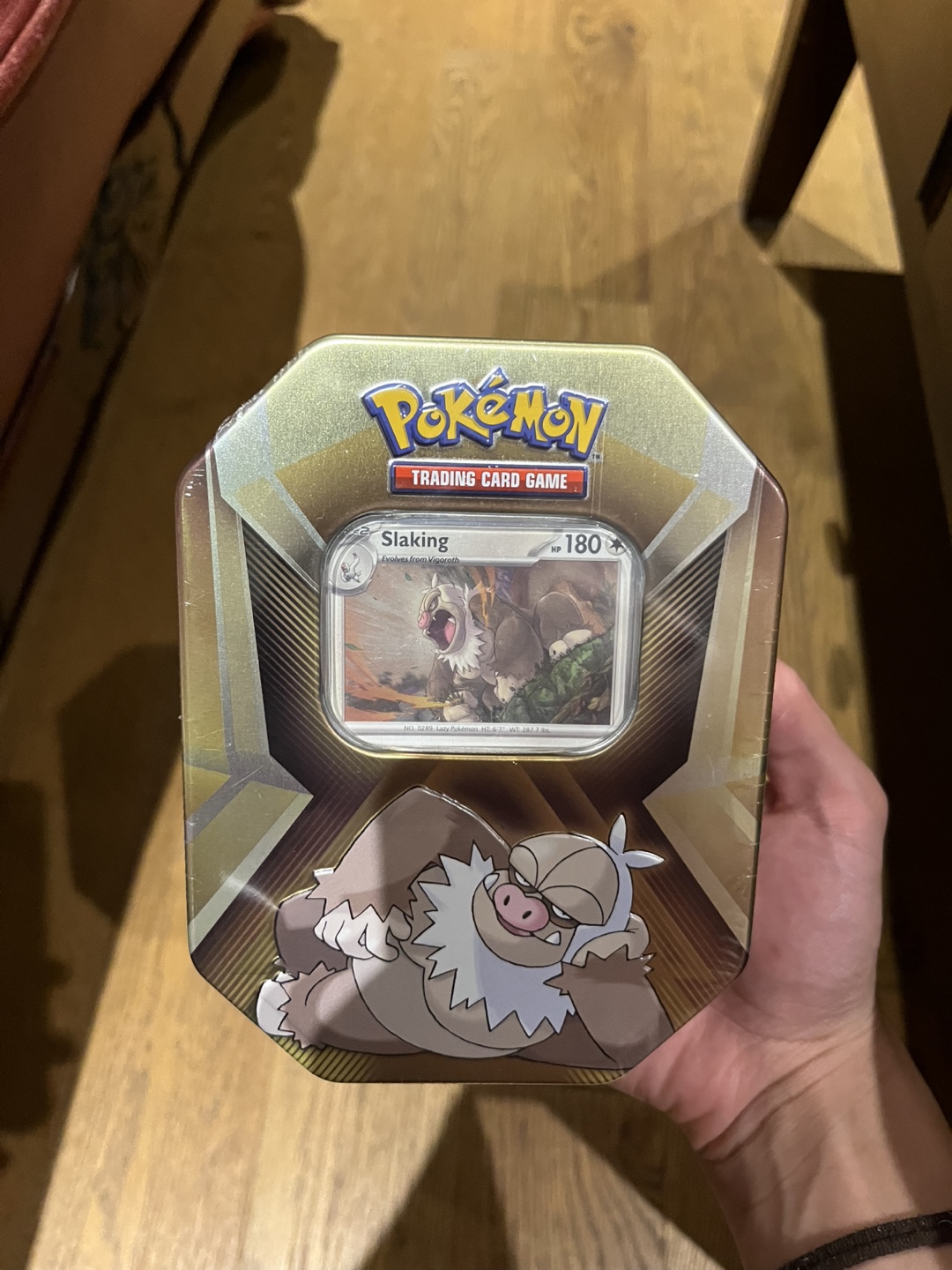 Pokemon TCG Slaking Tin