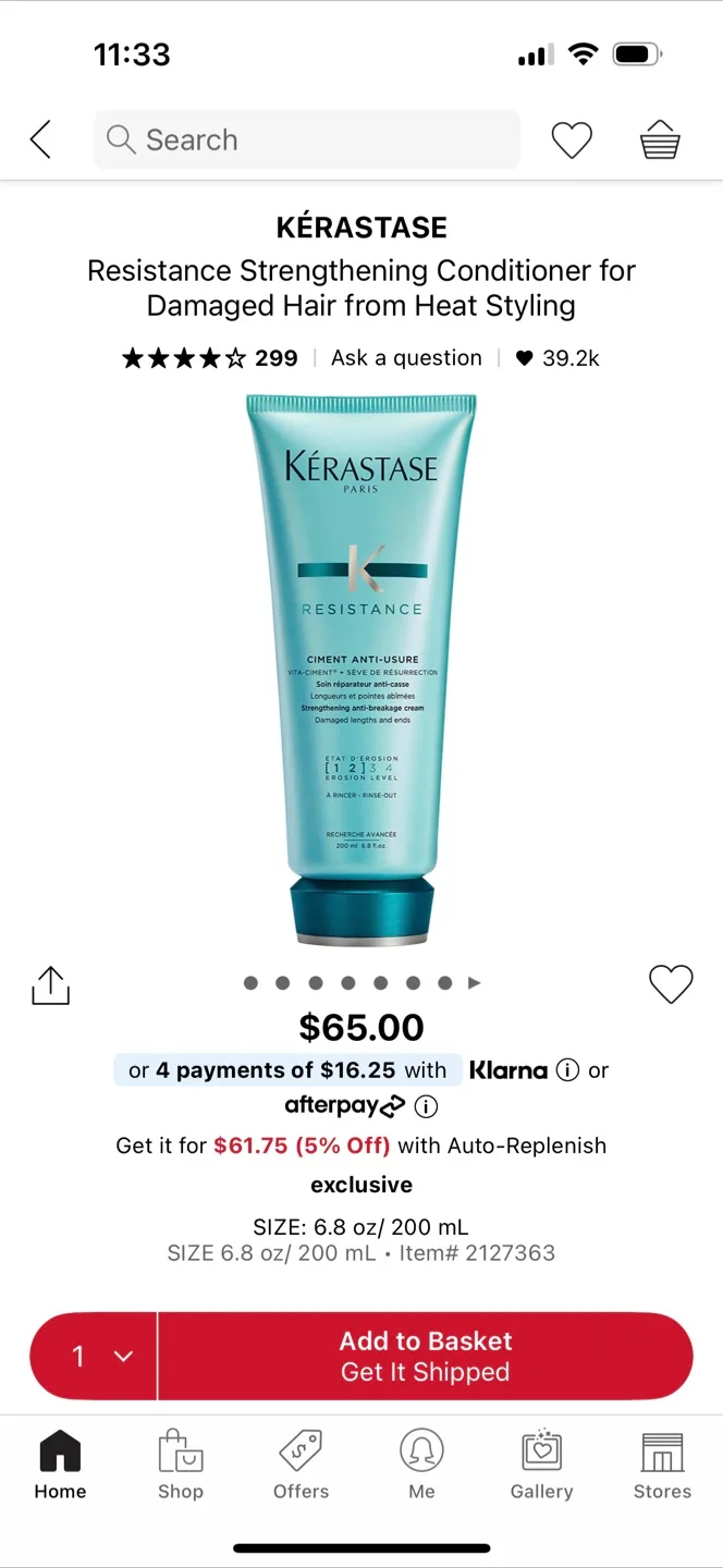 Brand new Kérastase Resistance Strengthening Cream thumbnail