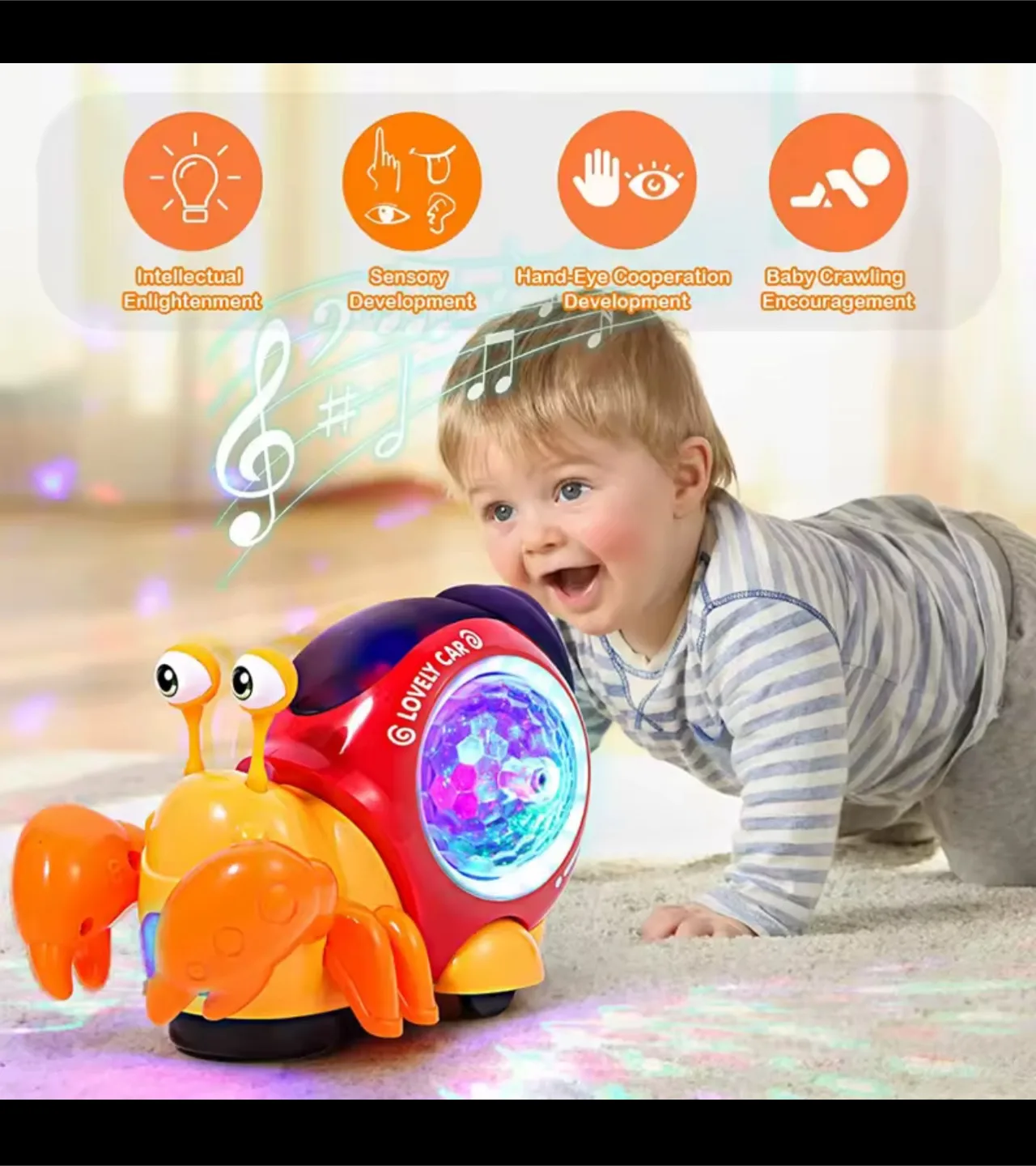 Lovely Crab Baby Toy image indicator(3)