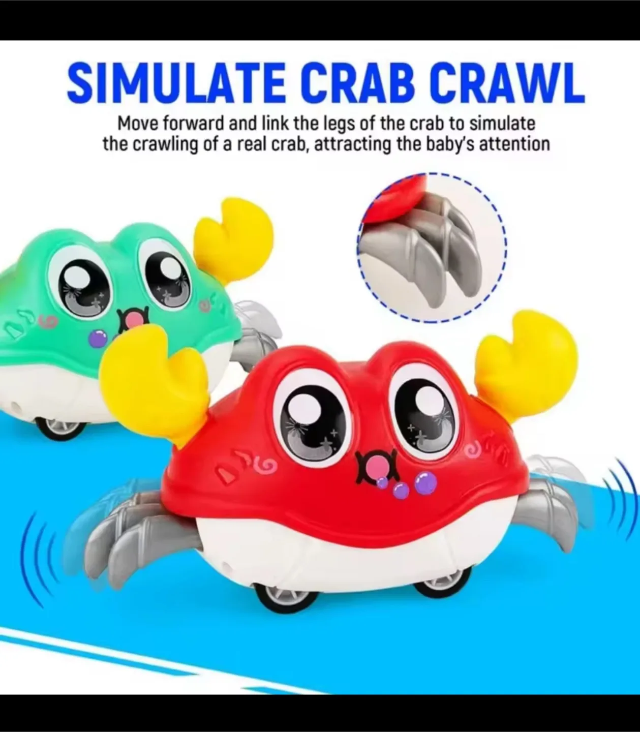 Lovely Crab Baby Toy image indicator(7)