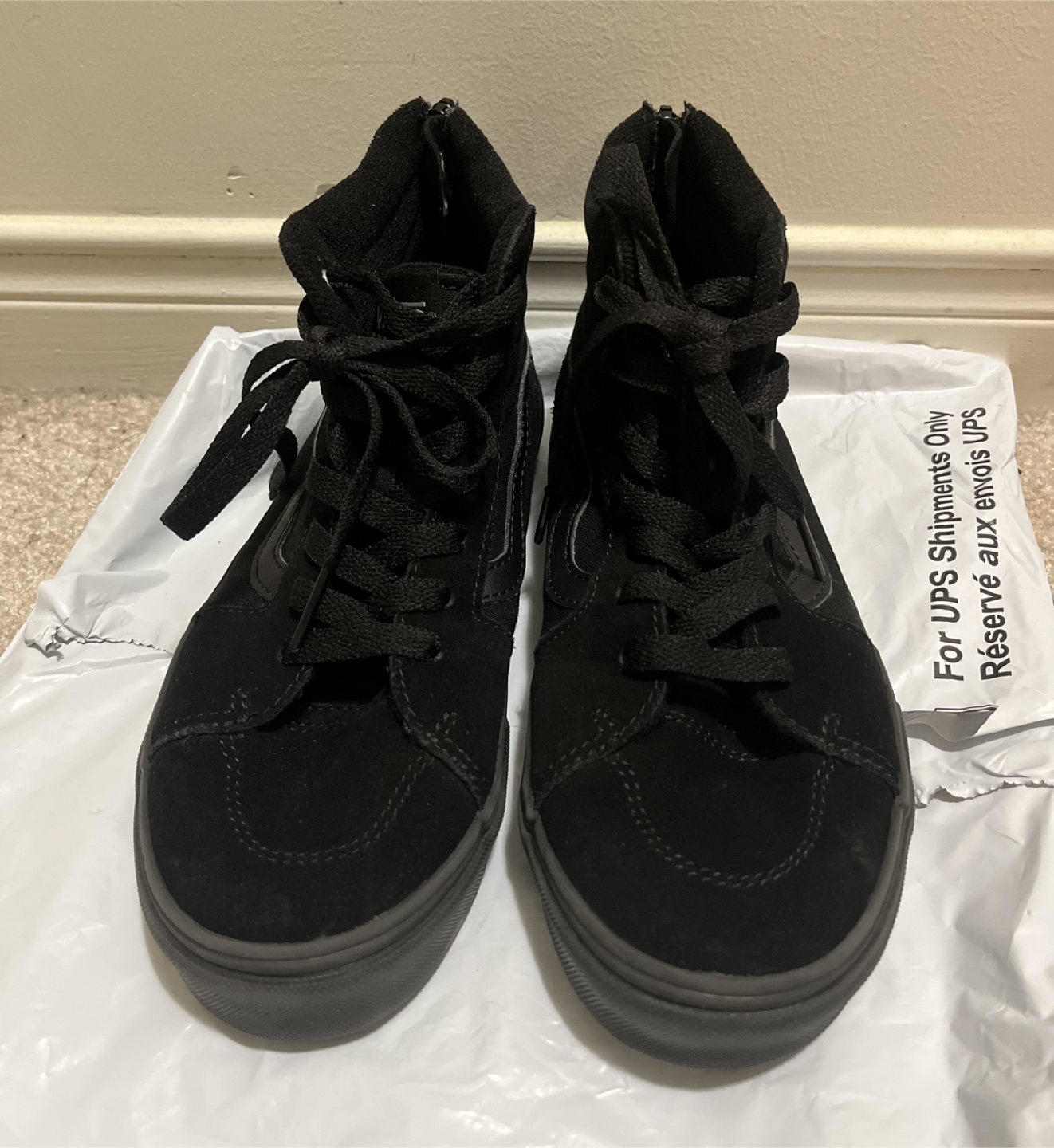 Vans Kids Boys Filmore High-Top Shoes sz 4 Black - photo 4