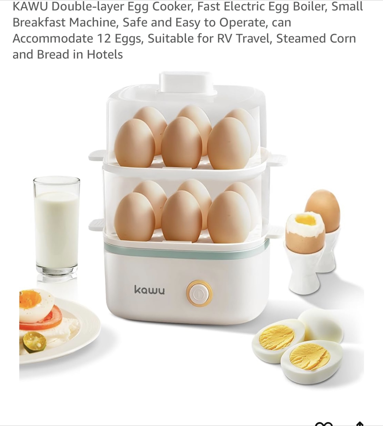 KAWU Double-layer Egg Cooker
