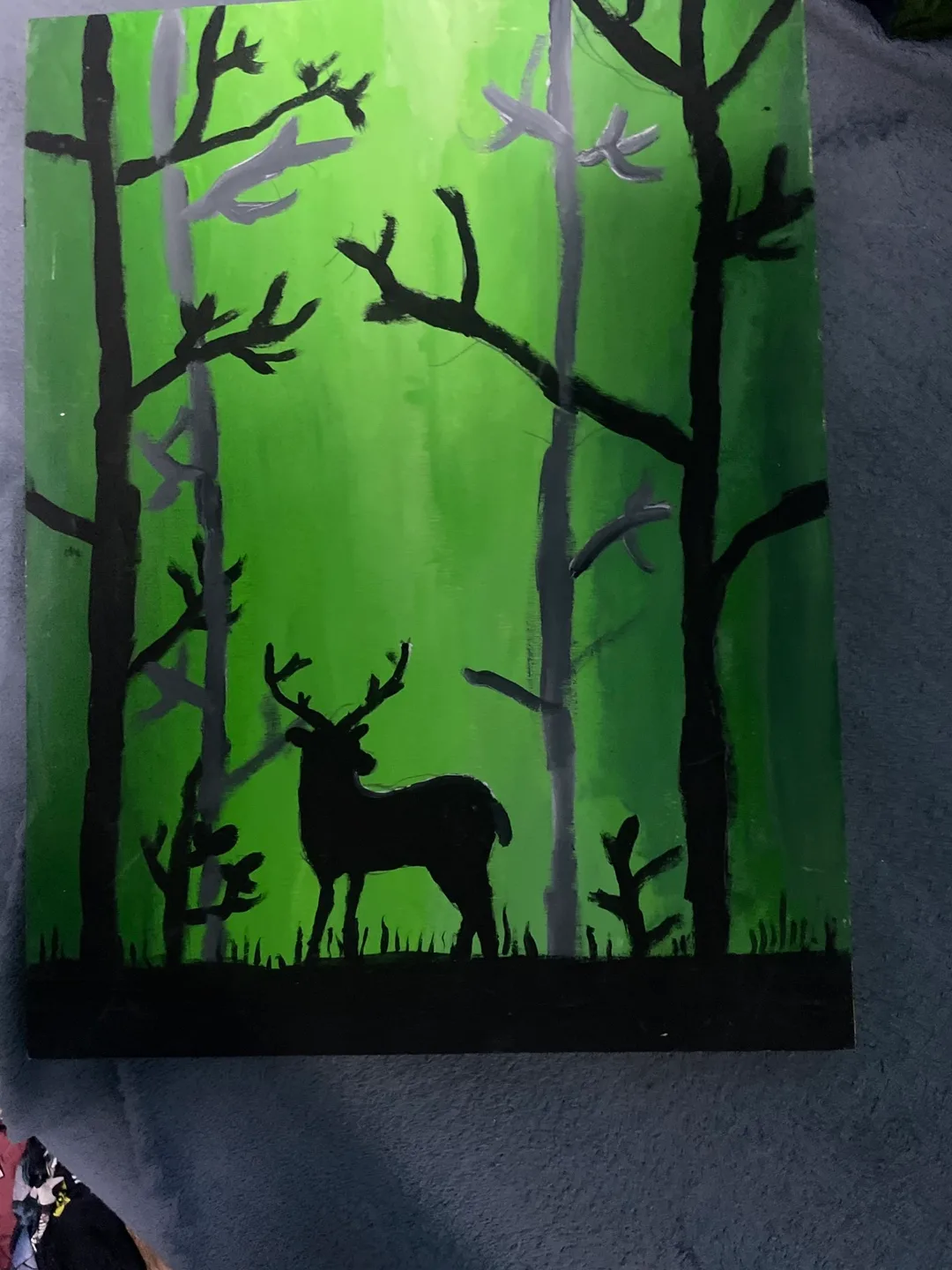Deer painting thumbnail