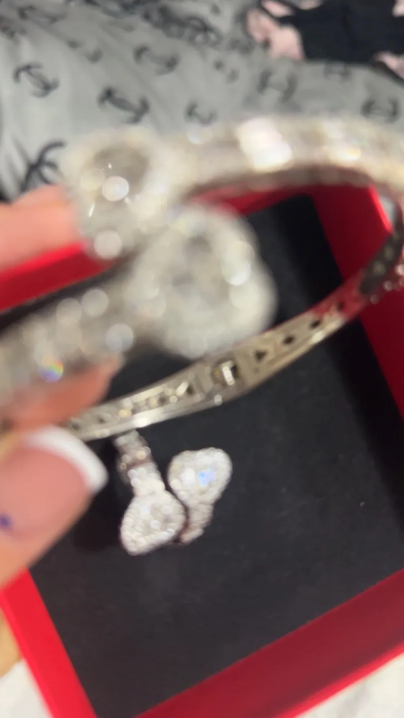 Sparkly Bracelet & ring  Set image indicator(2)