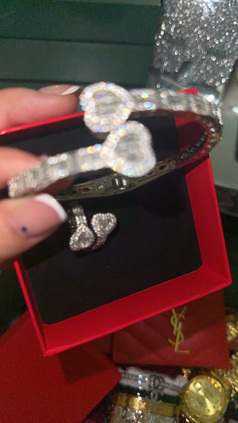 Sparkly Bracelet & ring  Set