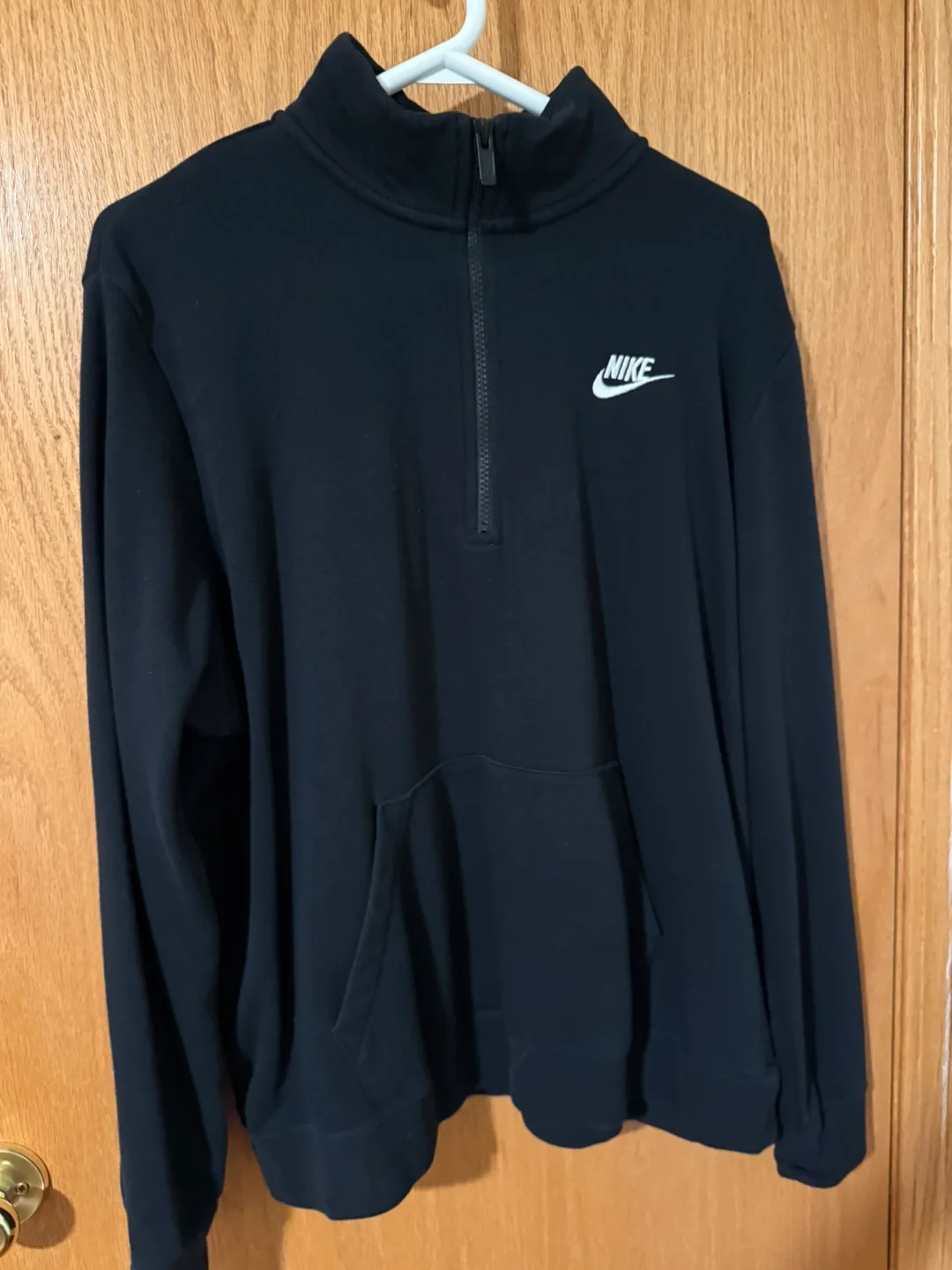 Nike Black 1/2 Zip Pullover - XL thumbnail