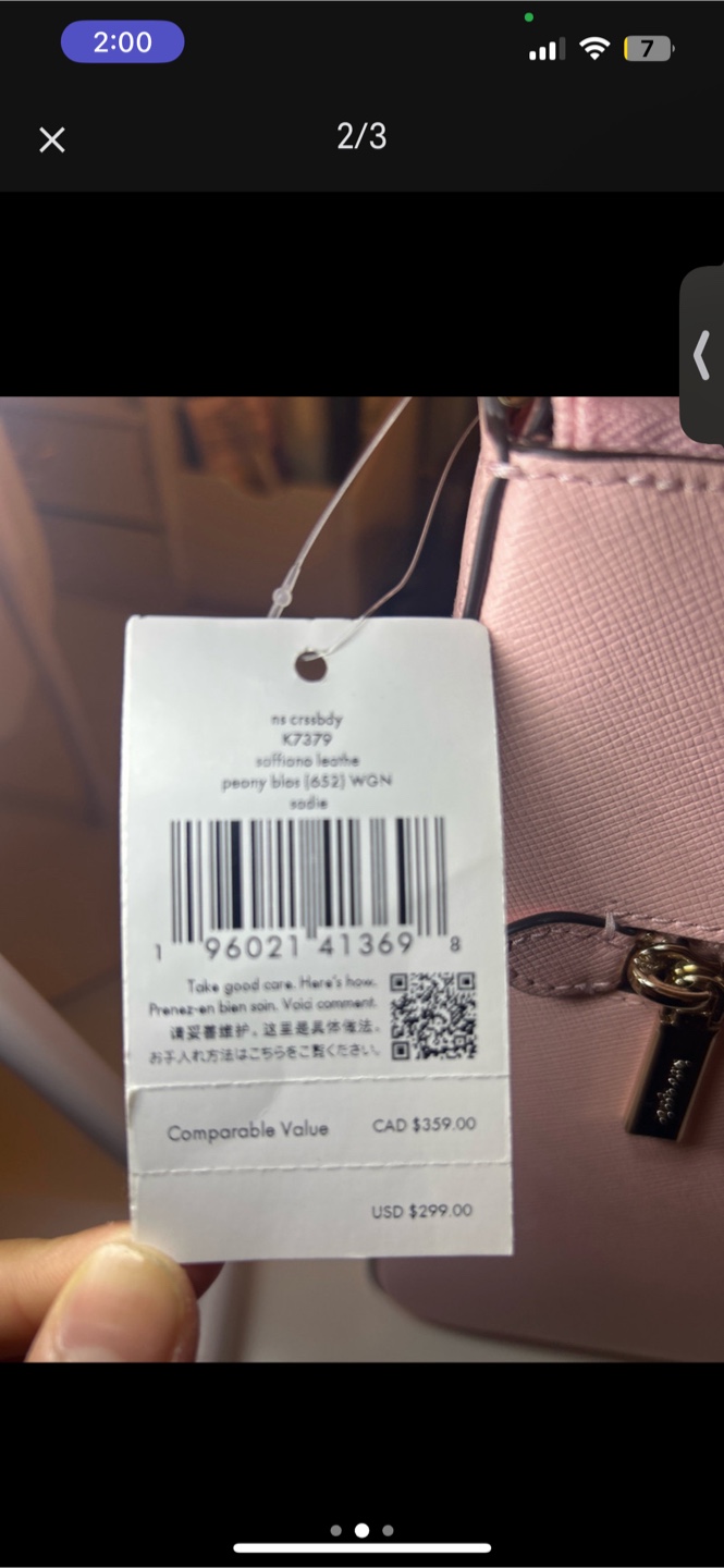 Kate Spade Crossbody Bag - Peony Blue - photo 2