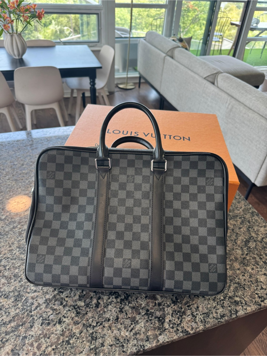 Louis Vuitton Damier Graphite Business Bag