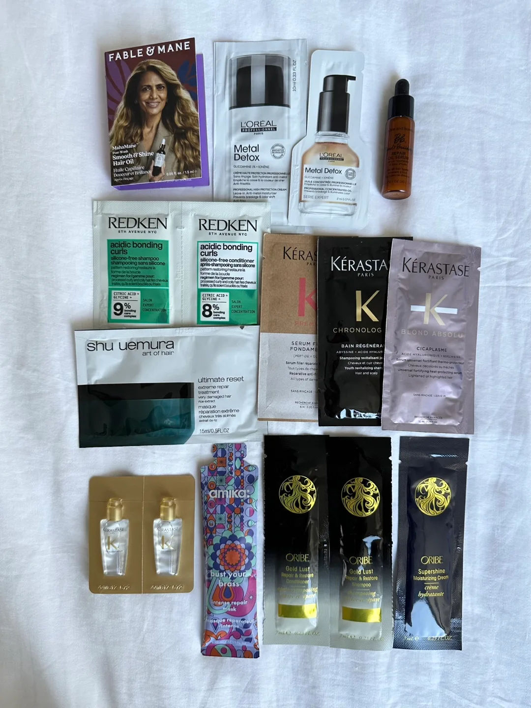 New Sephora hair care samples bag thumbnail