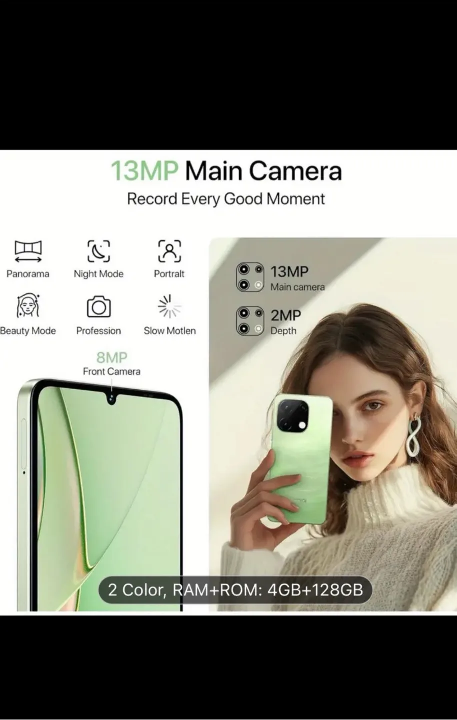 UMIDIGI G9T - Grass Green, 4GB+128GB image indicator(5)