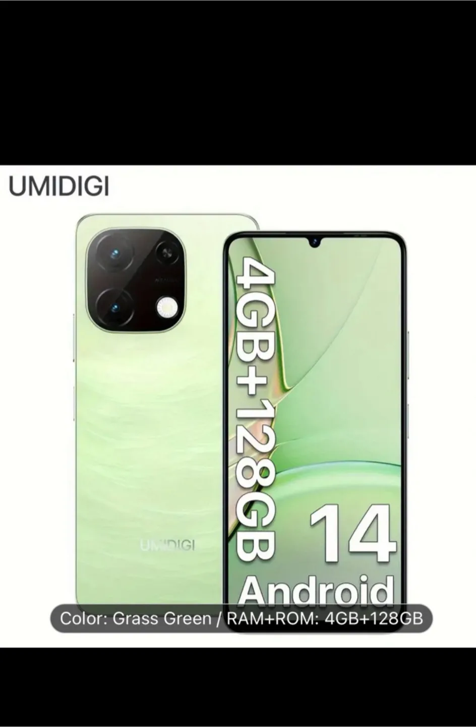 UMIDIGI G9T - Grass Green, 4GB+128GB thumbnail