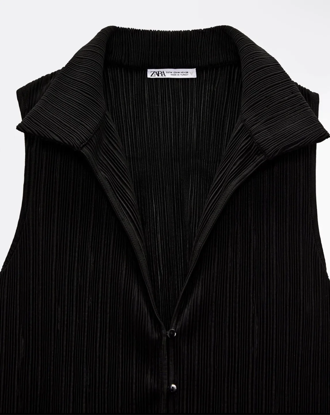 Zara Sleeveless Accordion Blouse image indicator(5)