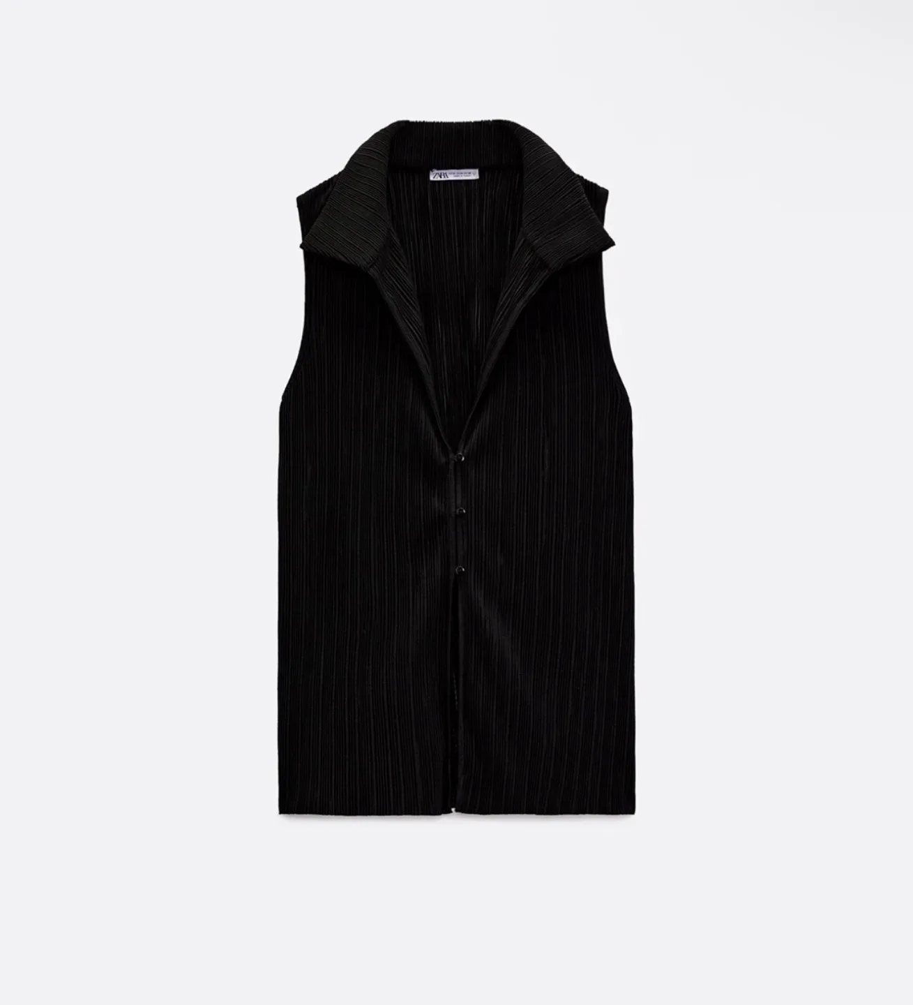 Zara Sleeveless Accordion Blouse image indicator(6)