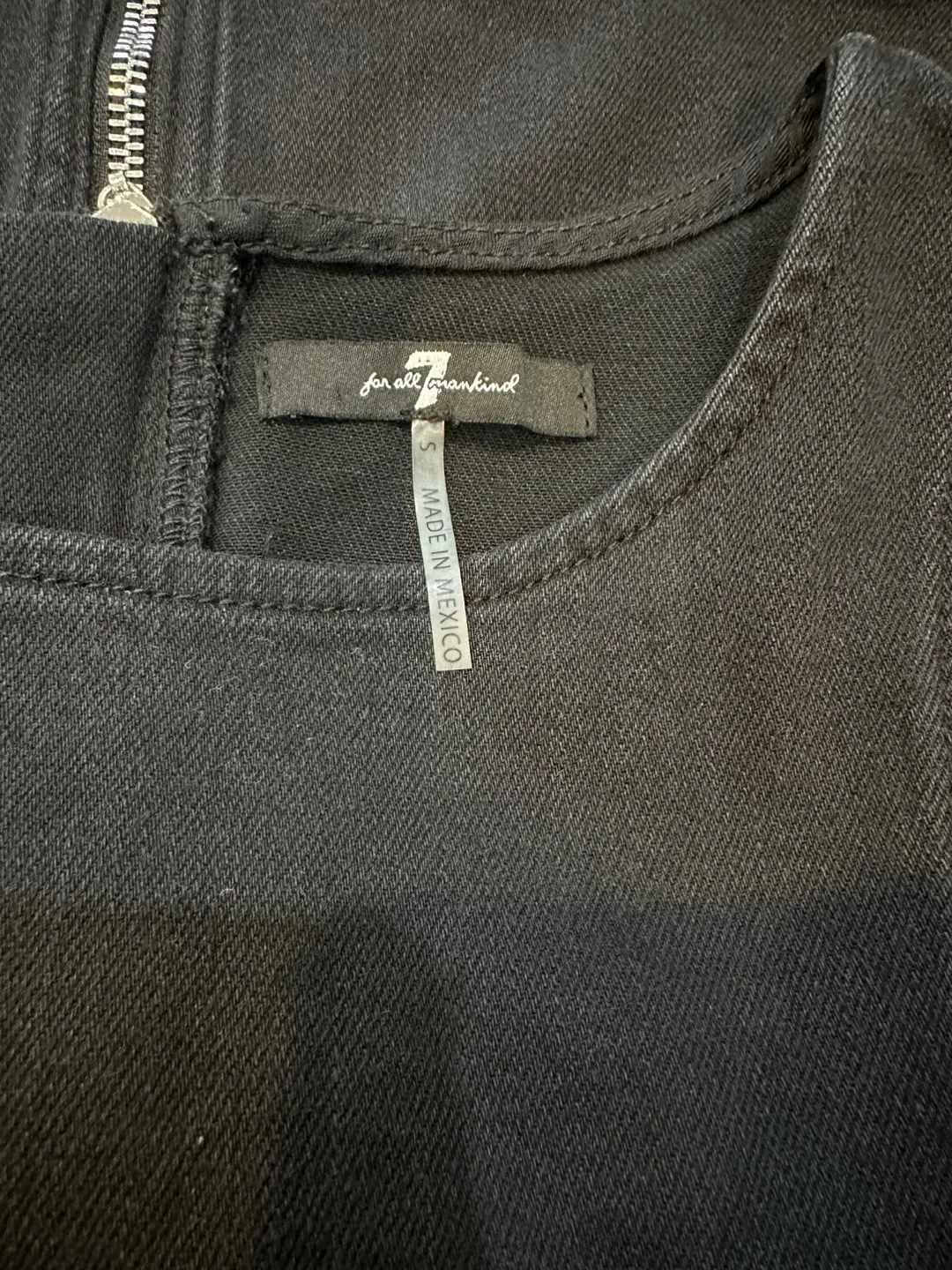 7 For All Mankind Denim Stretch Top image indicator(4)