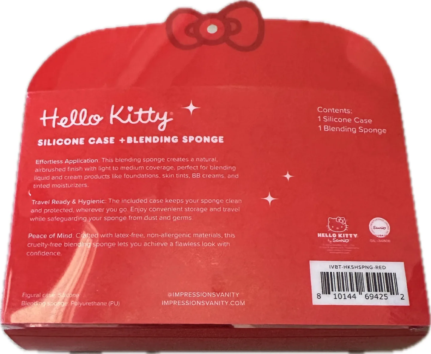 Hello Kitty® Silicone Case + Blending Sponge | Red image indicator(8)