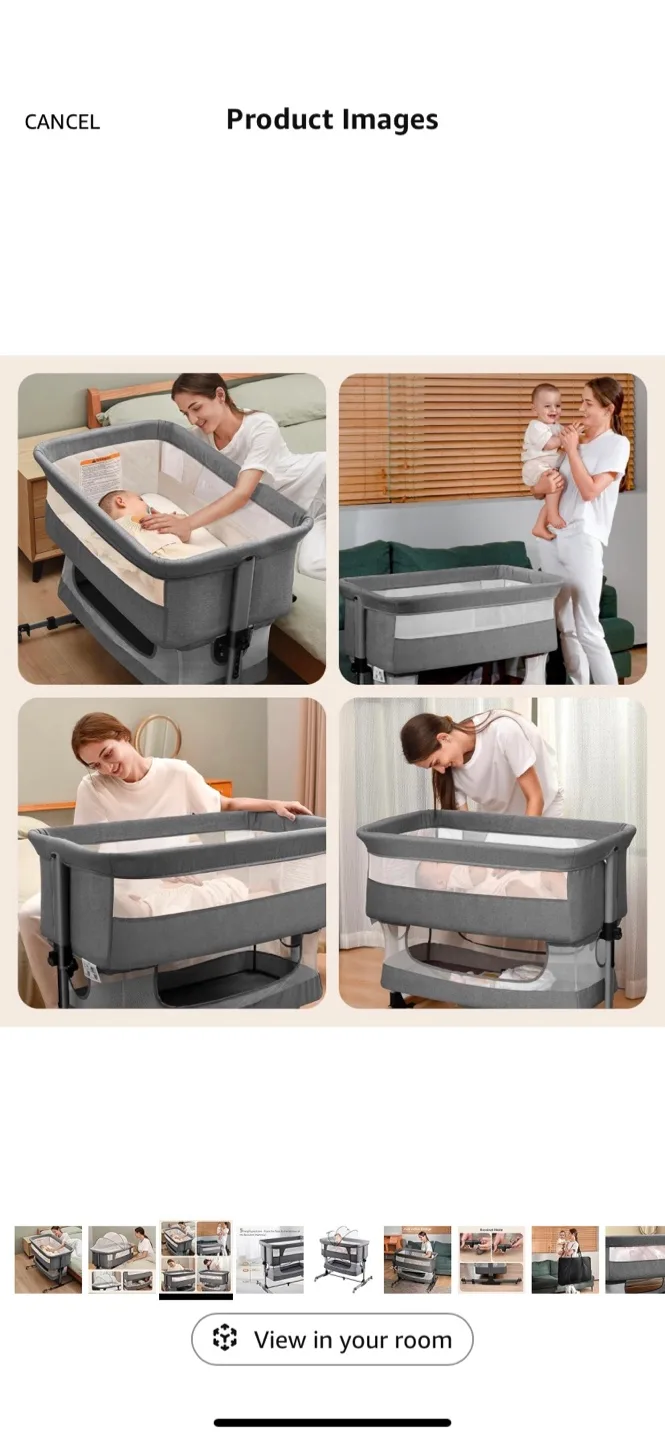 3-in-1 Bassinet - Deep Grey image indicator(4)
