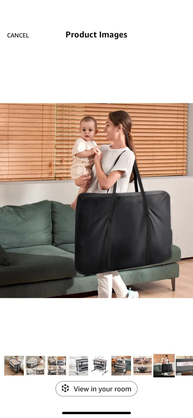 3-in-1 Bassinet - Deep Grey image indicator(9)