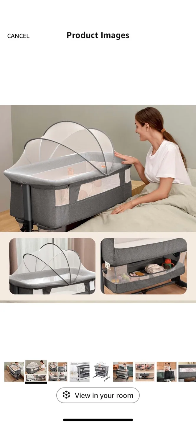 3-in-1 Bassinet - Deep Grey image indicator(2)
