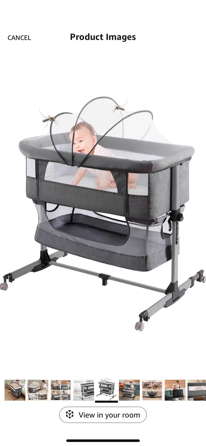 3-in-1 Bassinet - Deep Grey image indicator(6)