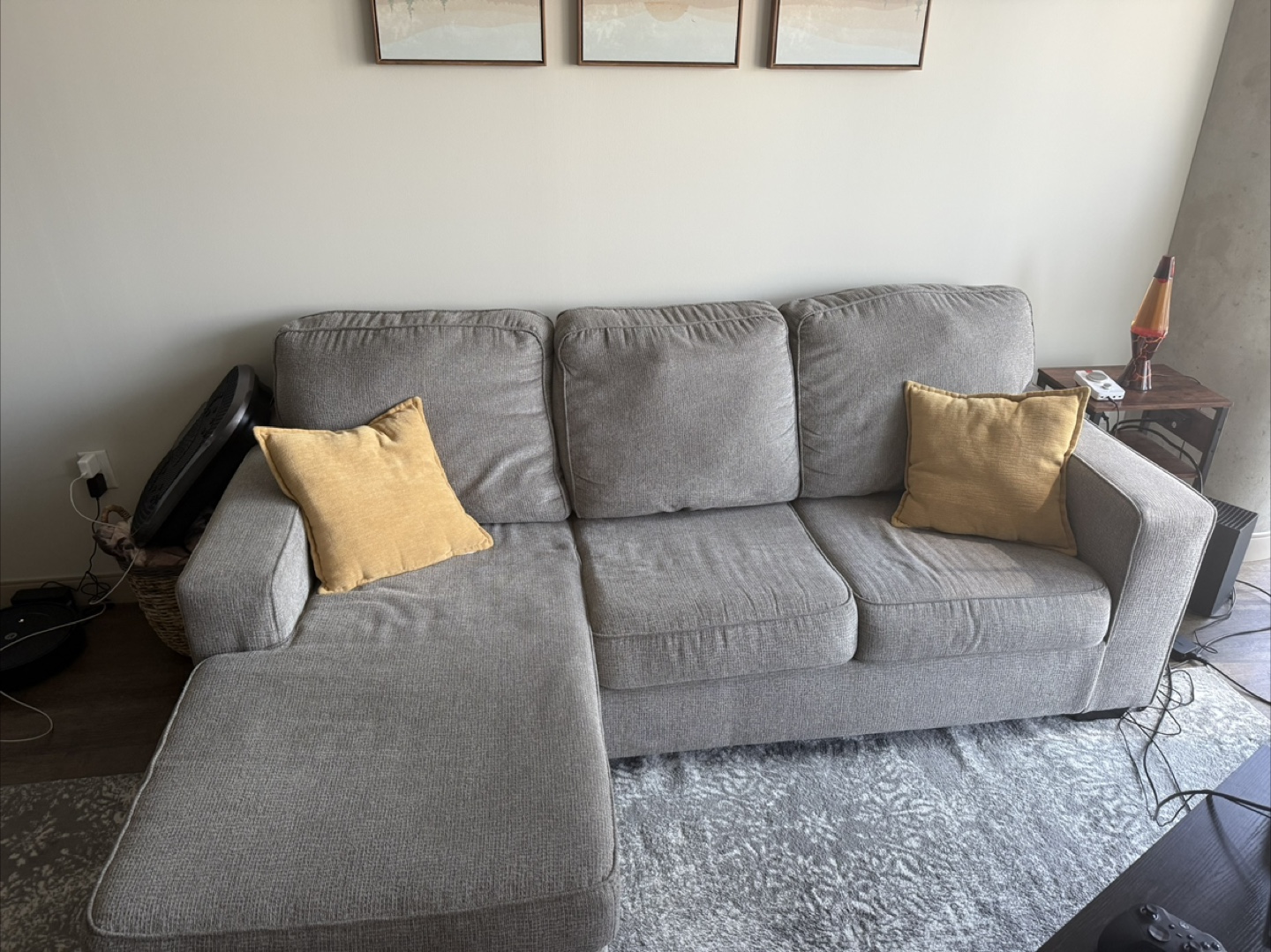 Ashley Furniture Gray Sectional Sofa - photo 2