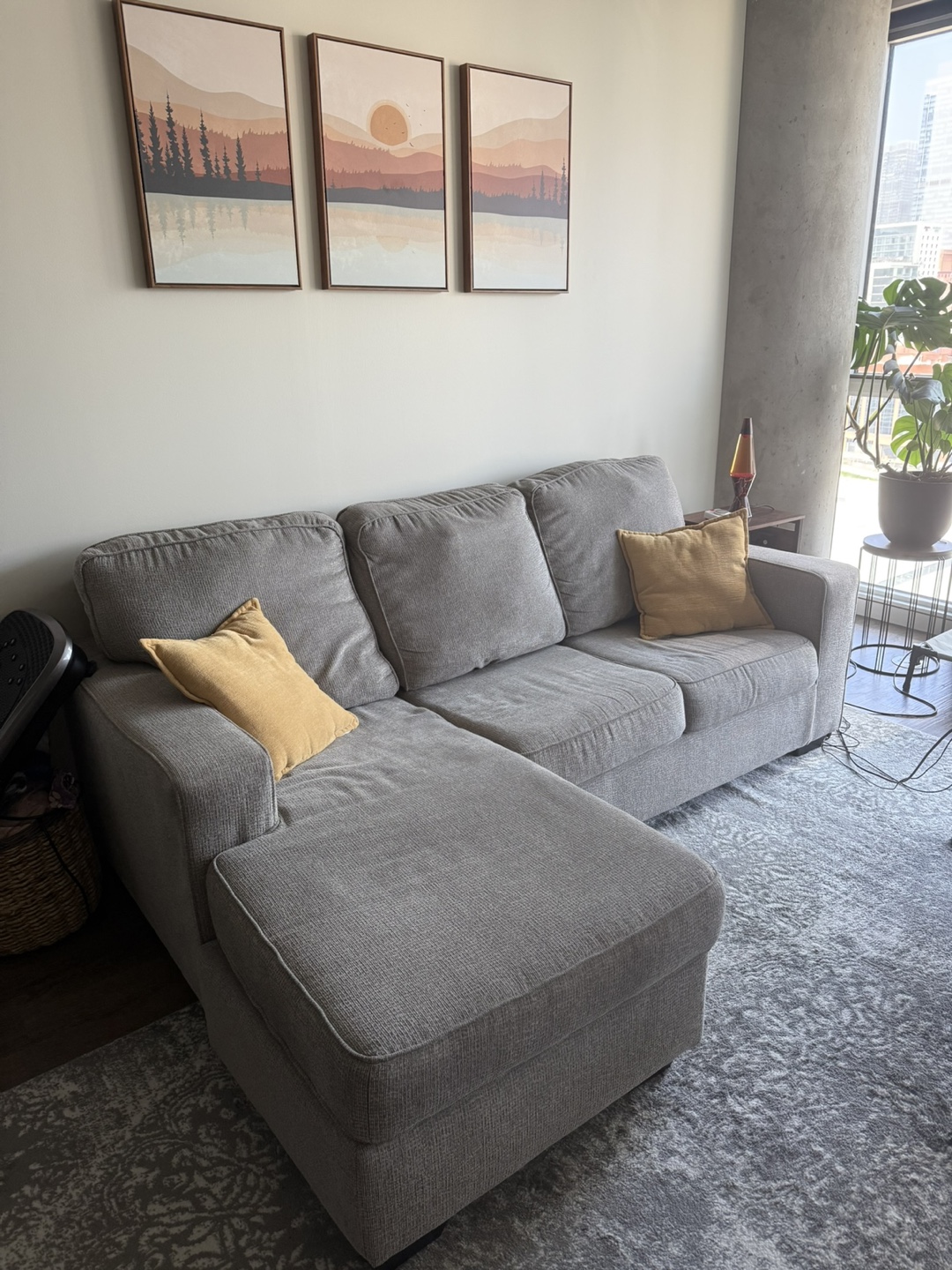 Ashley Furniture Gray Sectional Sofa