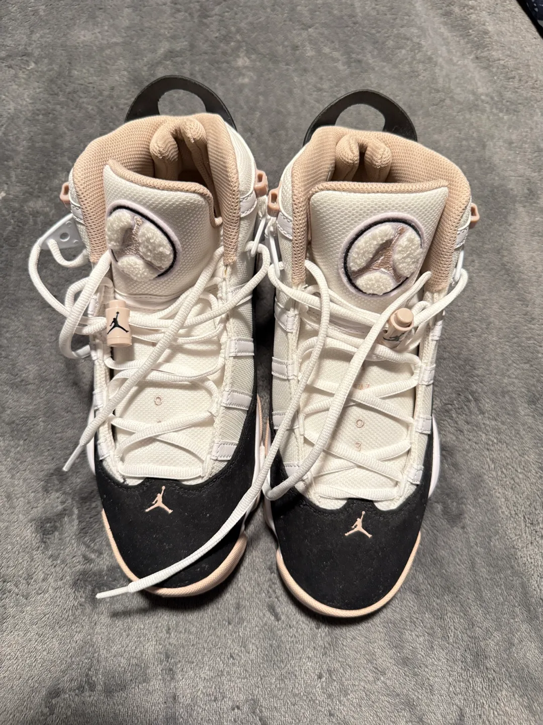 Air Jordan 6 Rings White/Black Shoes thumbnail