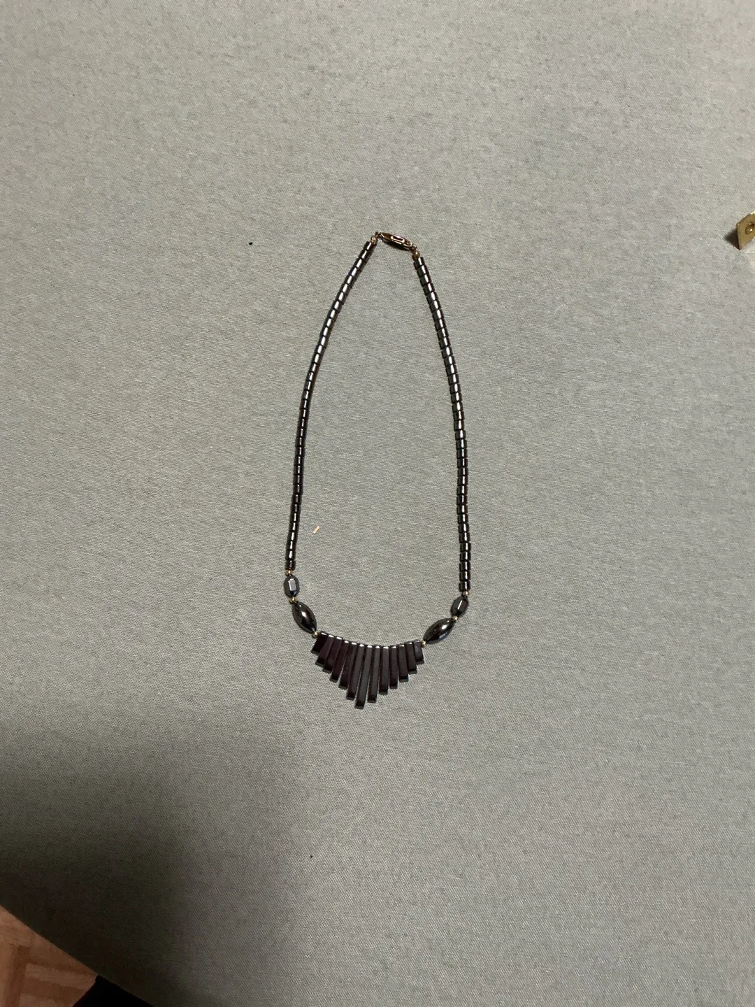 Hematite Beaded Necklace image indicator(2)