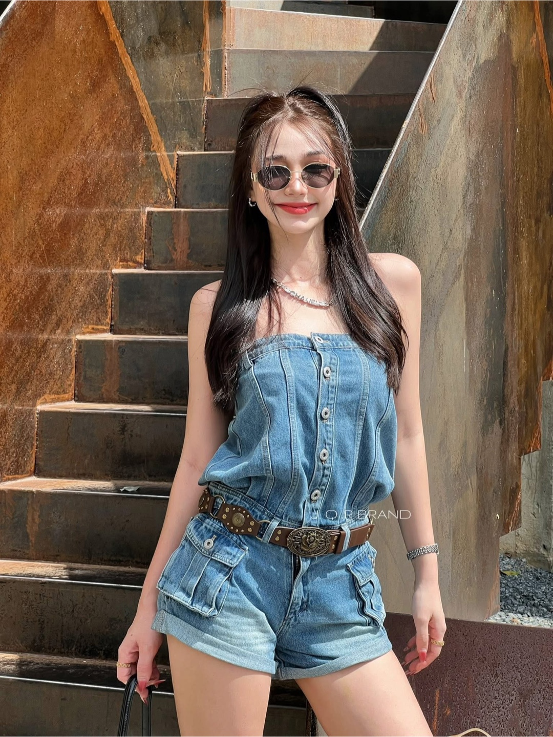 J.O.R BRAND Denim Romper