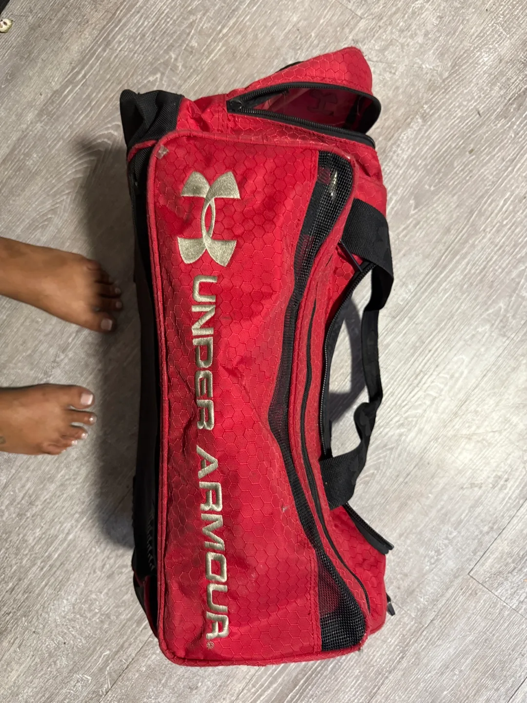 Under Armour Red Duffle Bag thumbnail