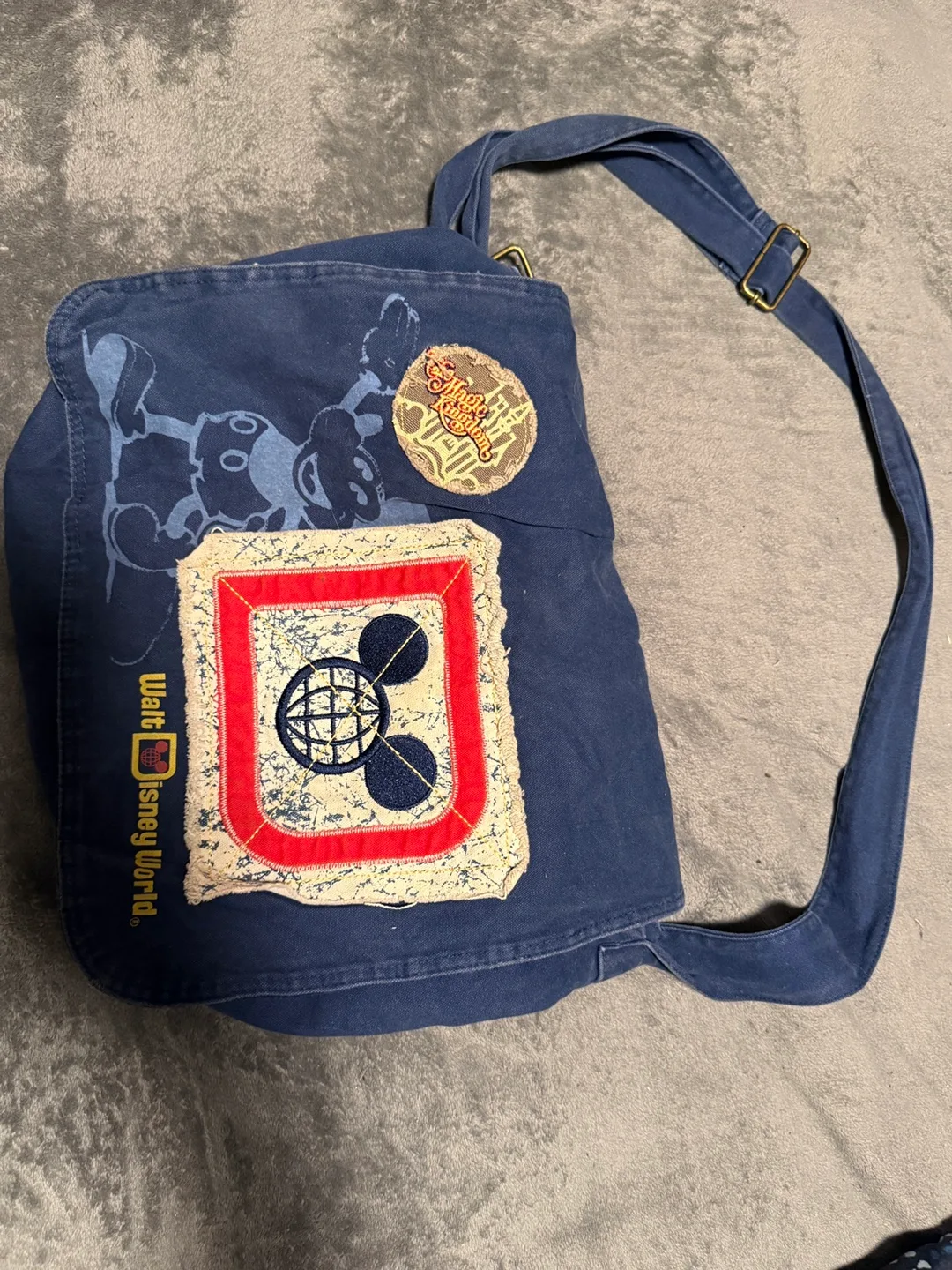 Walt Disney World Blue Denim Messenger Bag thumbnail