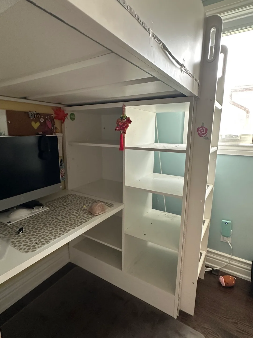 IKEA SMÅSTAD Loft Bed with Desk & Shelves image indicator(3)