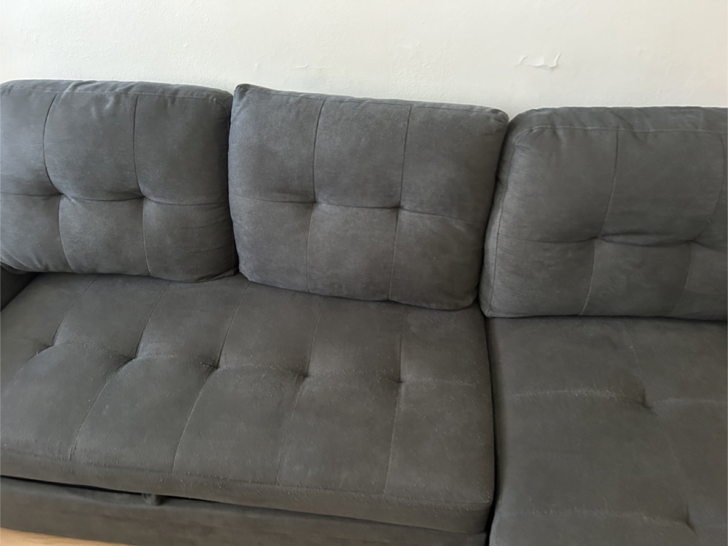 Sofa to bed conversion