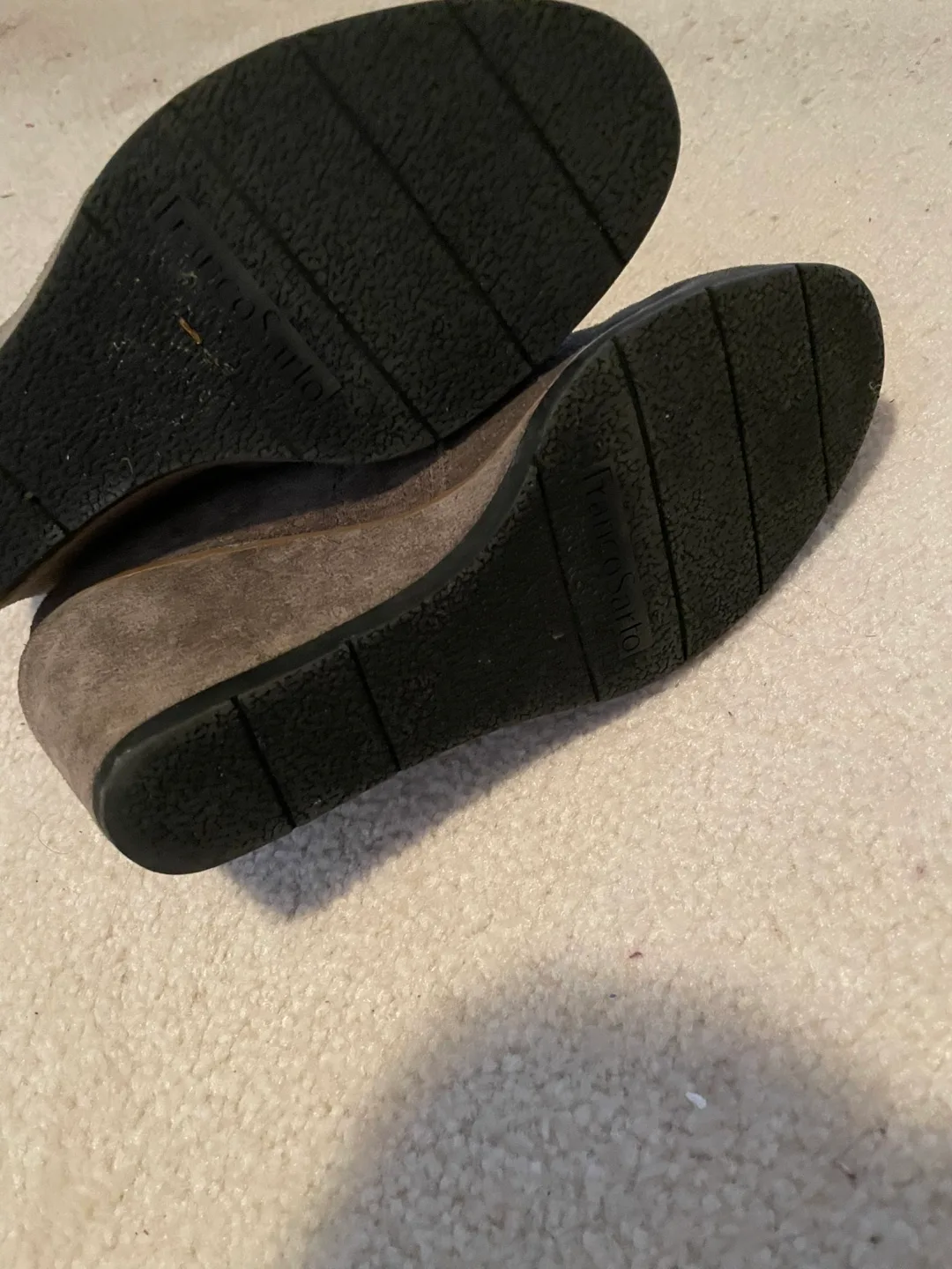 Grey Suede Wedge Ankle Booties image indicator(5)