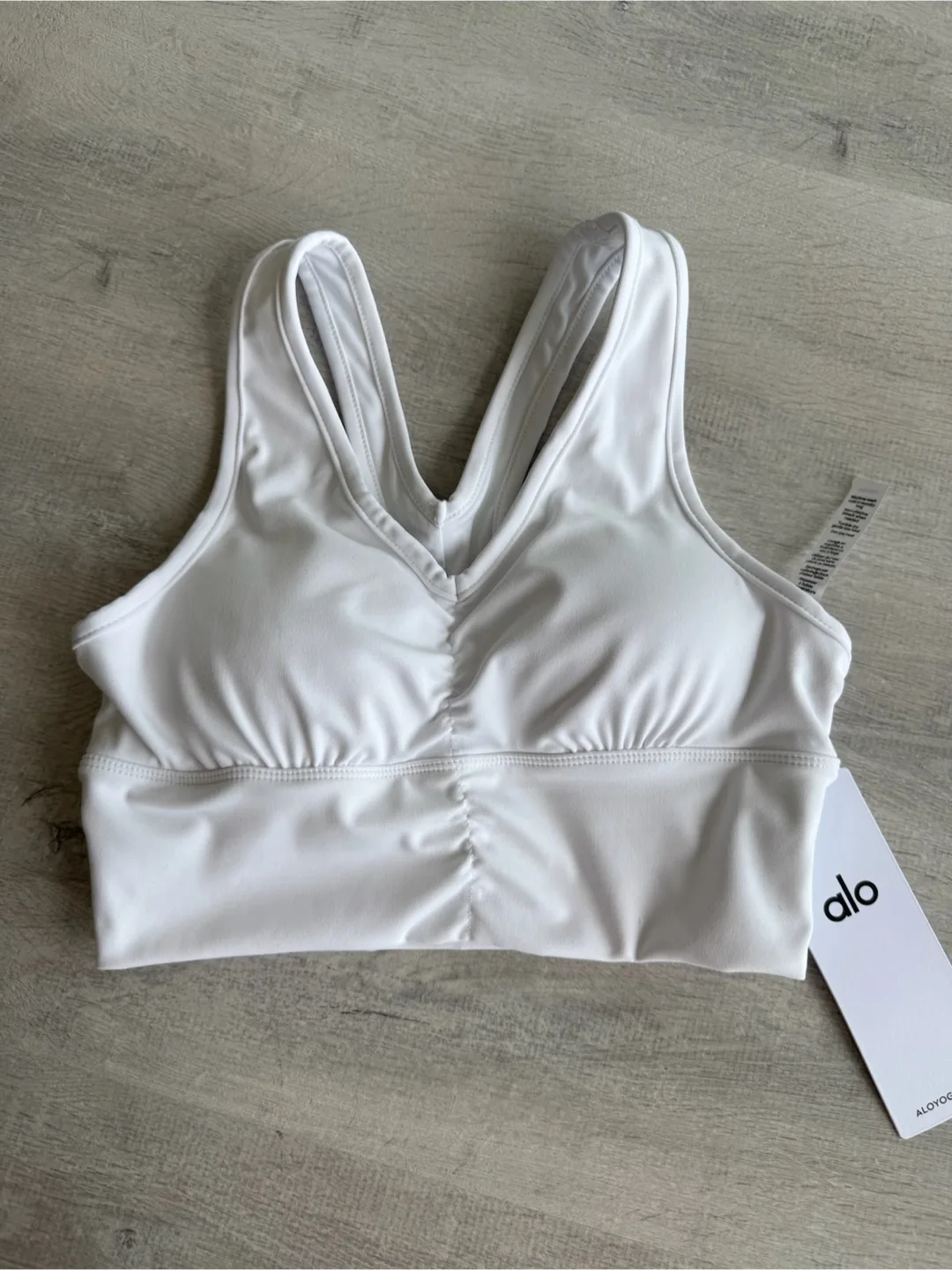 ALO Yoga Sports Bra - Black & White image indicator(5)