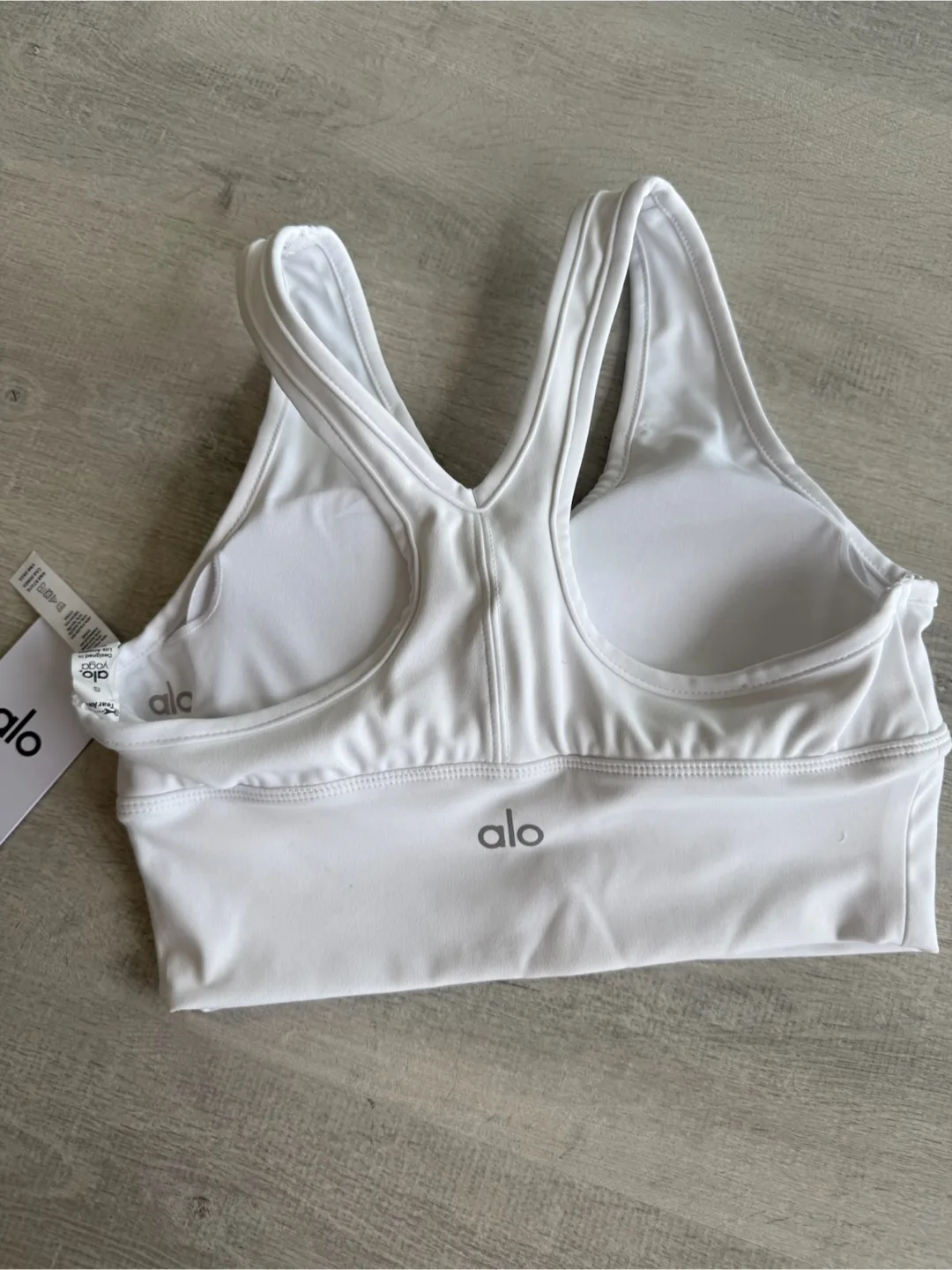 ALO Yoga Sports Bra - Black & White image indicator(4)