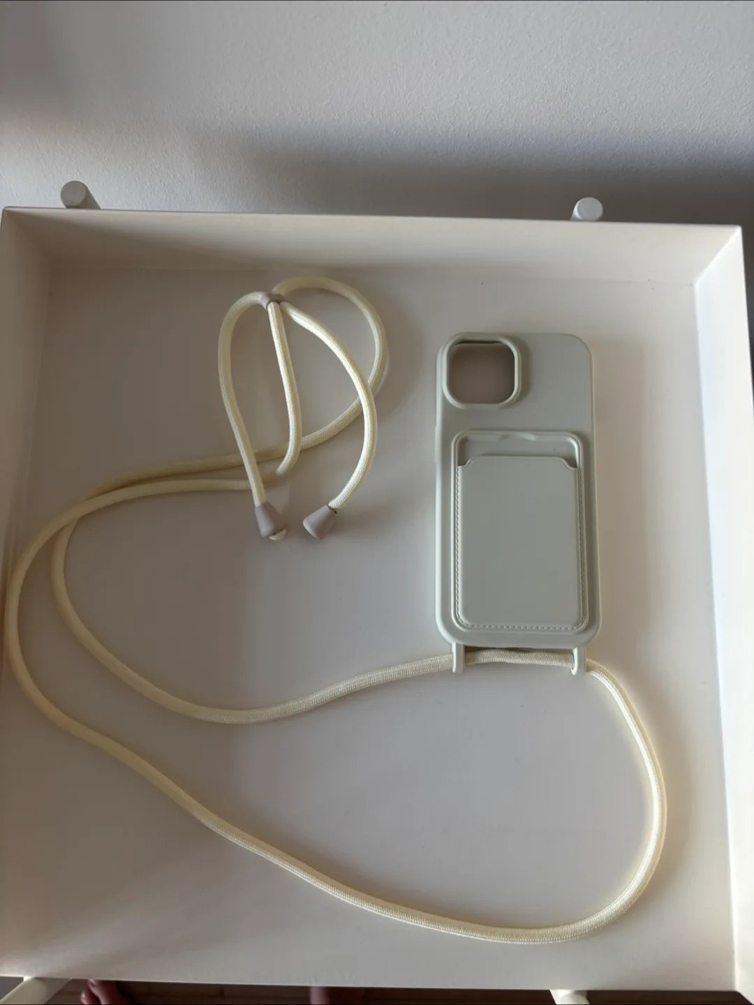 iPhone 15 Case with adjustable Strap & card holder thumbnail