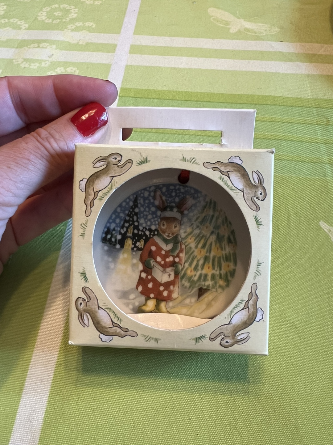 Royal Doulton Bunnykins Christmas Ornament 1992 - photo 3