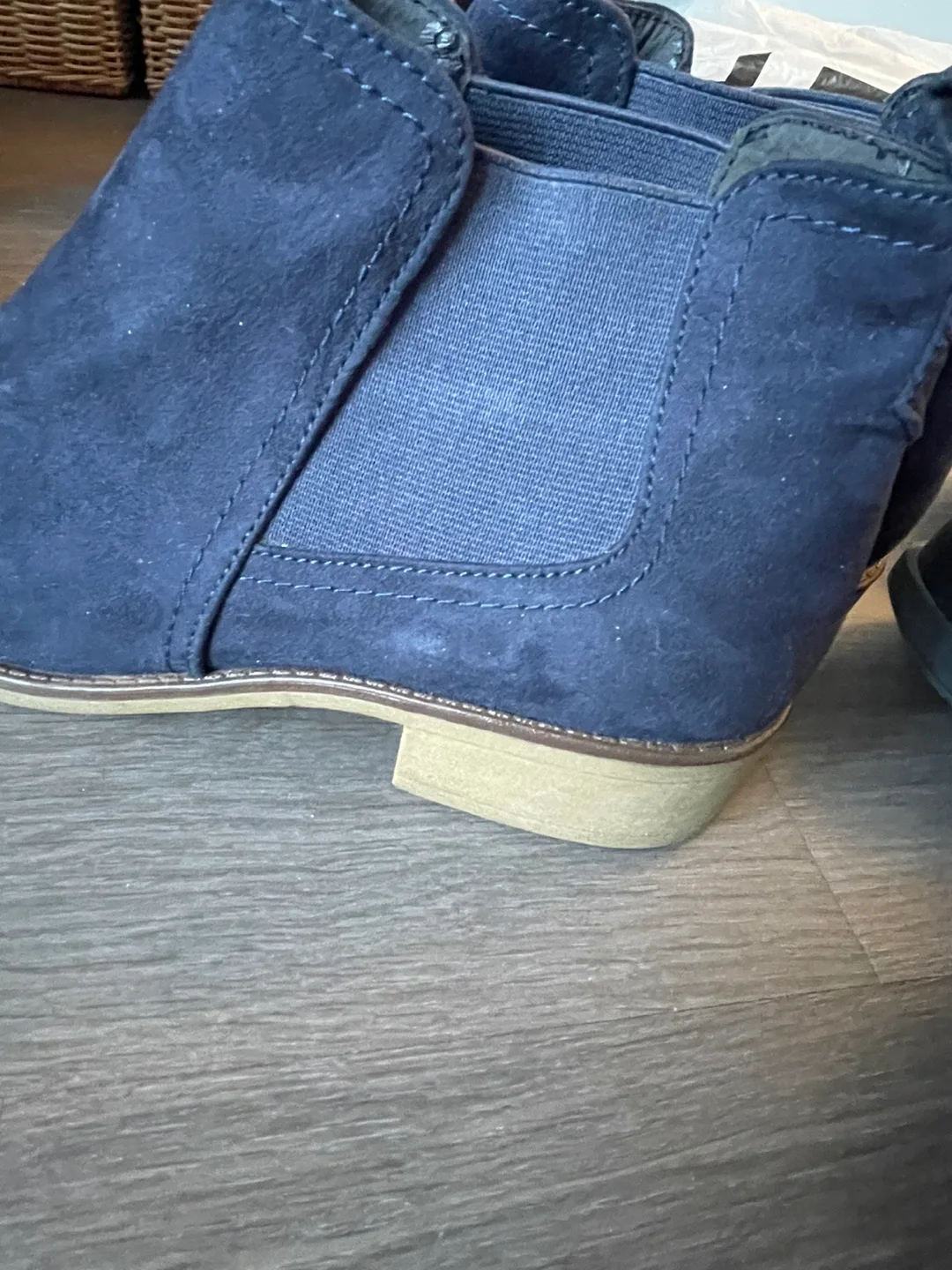 Insolia Flex Blue Suede Ankle Boots - Size 38 & 39 image indicator(4)