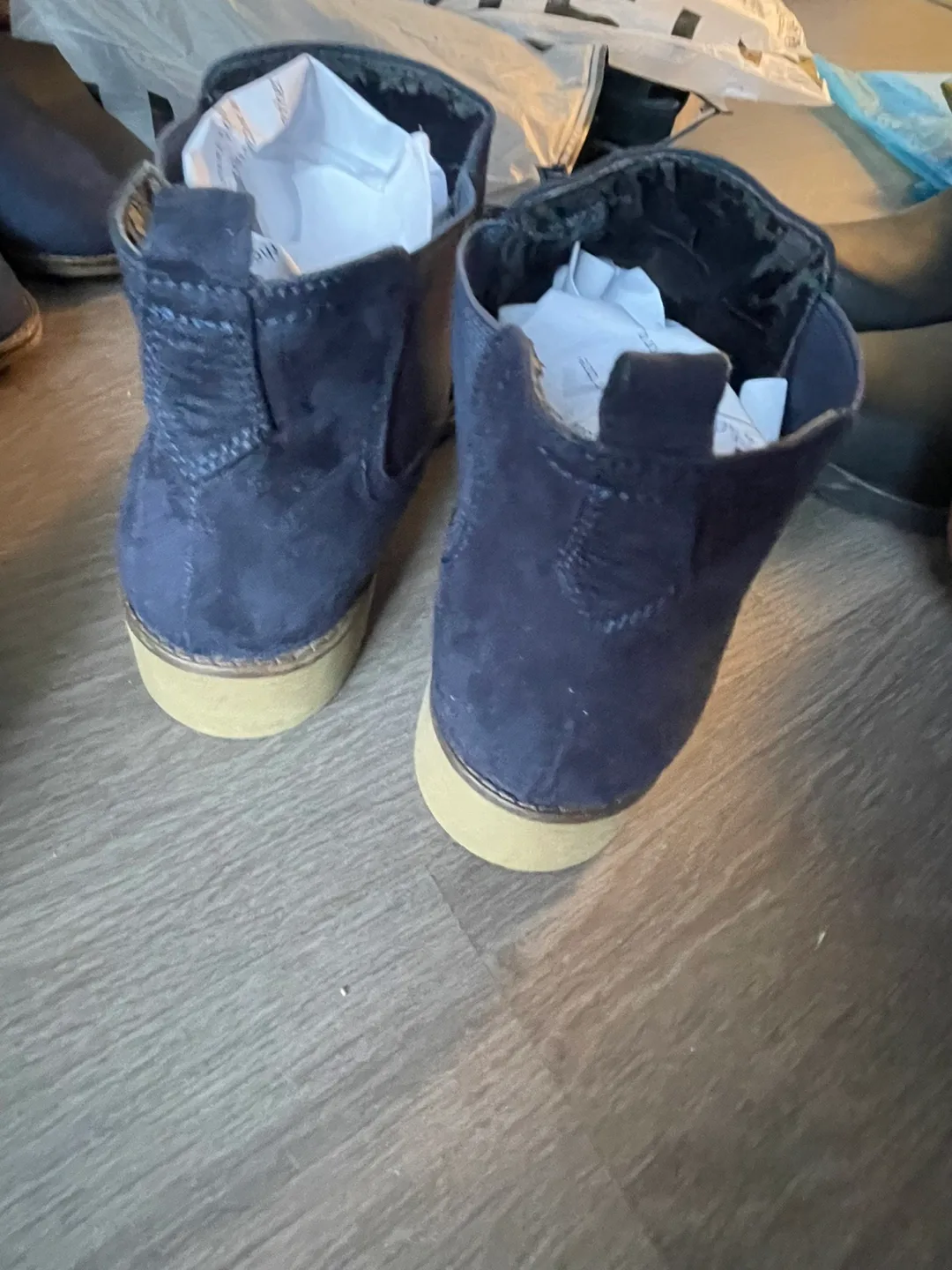 Insolia Flex Blue Suede Ankle Boots - Size 38 & 39 image indicator(2)