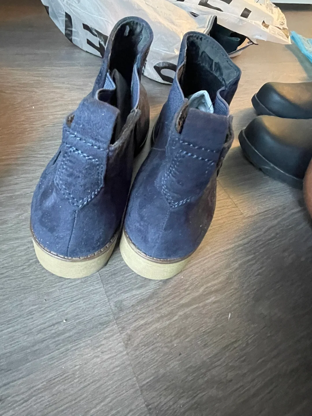 Insolia Flex Blue Suede Ankle Boots - Size 38 & 39 image indicator(3)