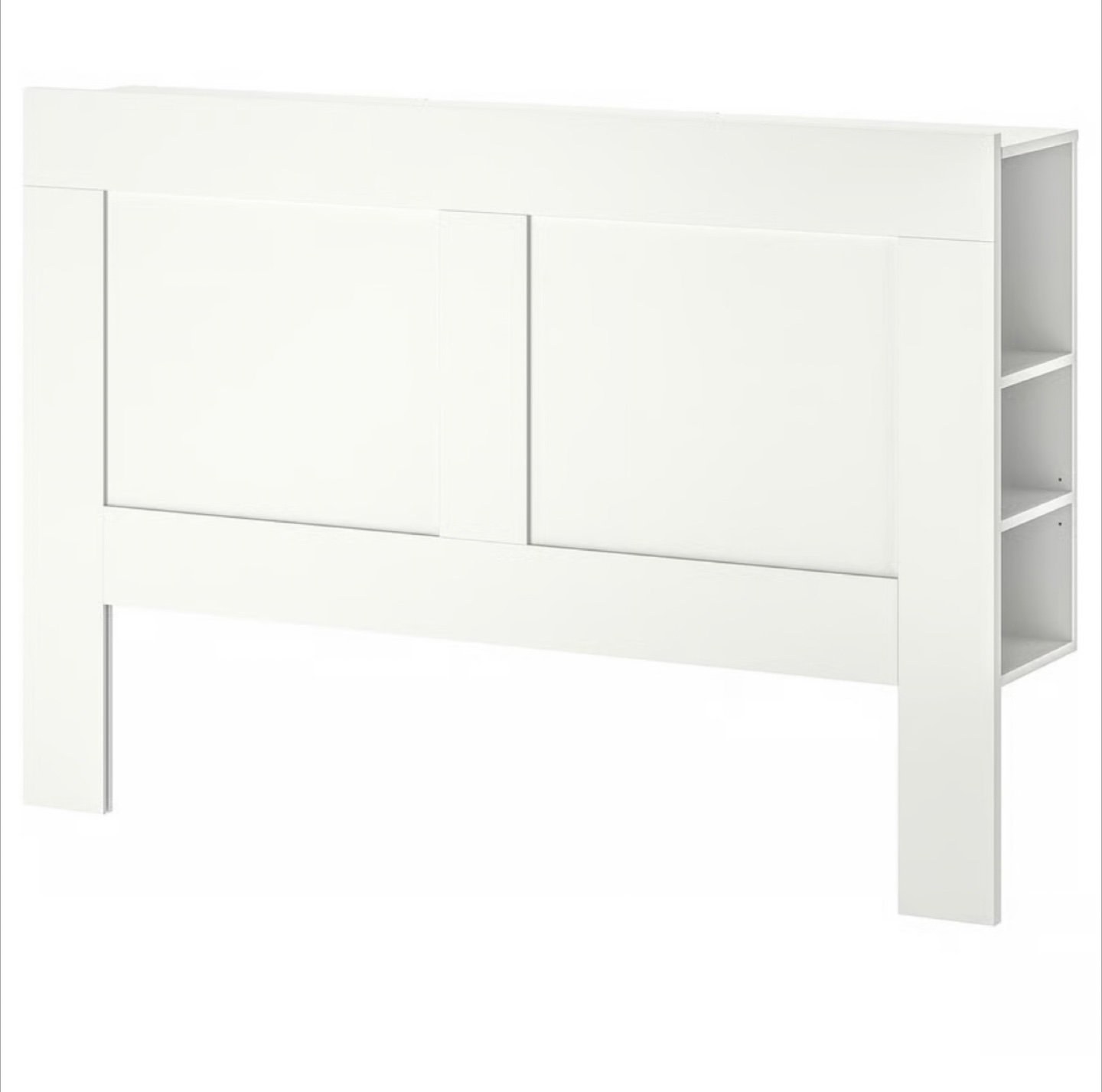 IKEA Brimnes White Headboard with Storage