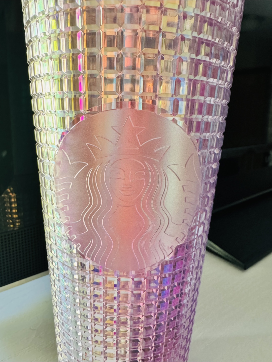 Starbucks Iridescent Grid Cold Cup - photo 4